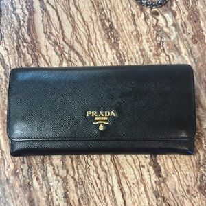 Prada Black Wallet